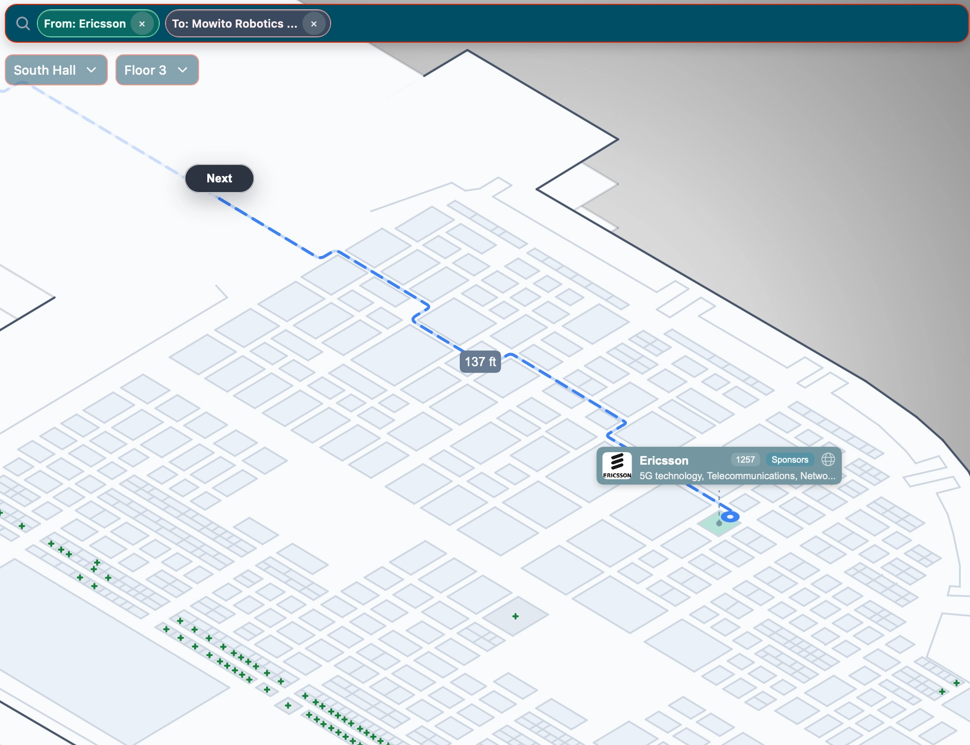 Mapboot interactive event map example