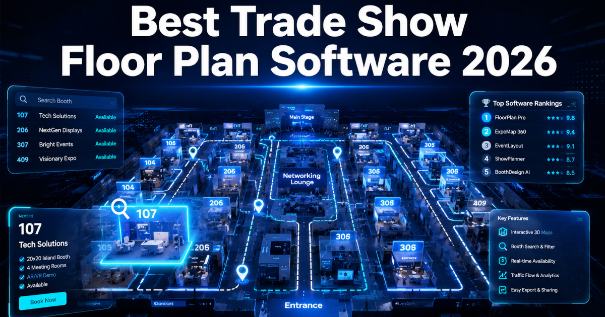 Best Trade Show Floor Plan Software in 2026: A Practical Comparison
